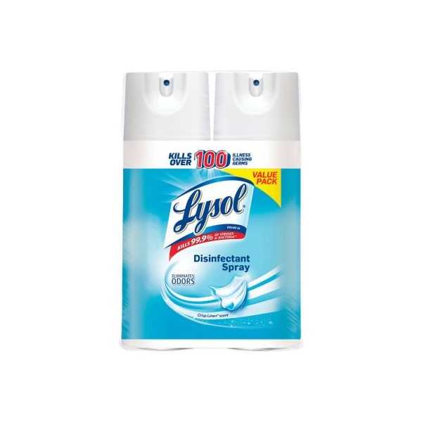 Reckitt Benckiser LYSOL® Disinfectant Spray, Crisp Linen, 12.5 Oz